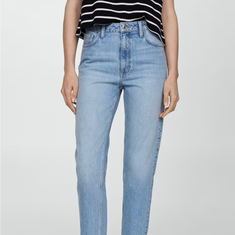 Mango Mom Straight Jean